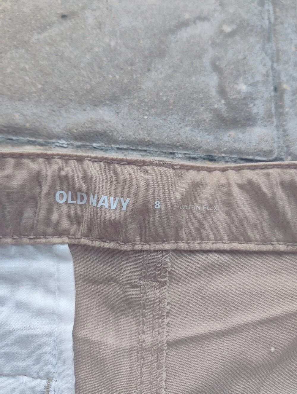 NWT Old Navy Boys Size 8 Flat-Front Chino Uniform Shorts